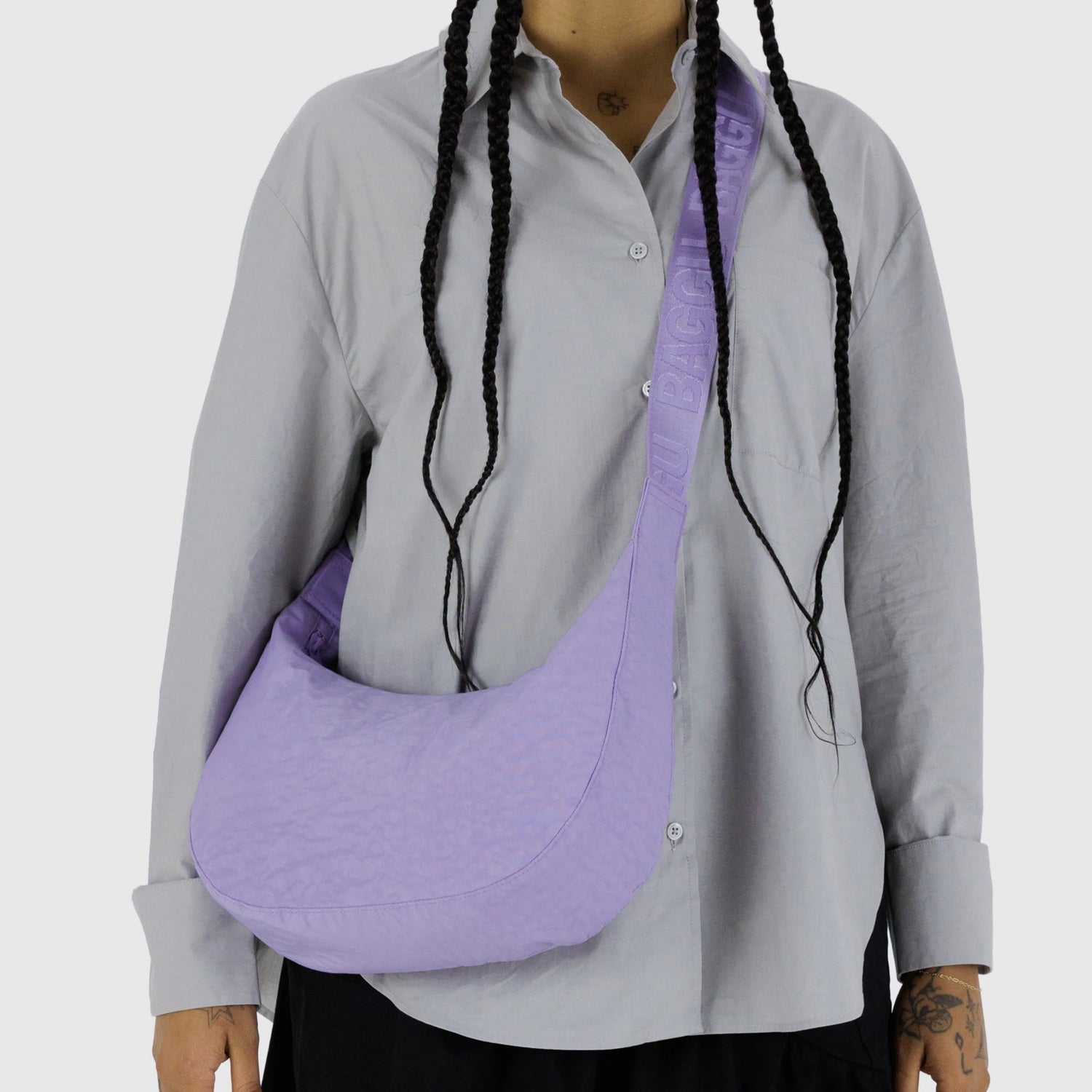 Baggu Medium Crescent Bag - Wisteria