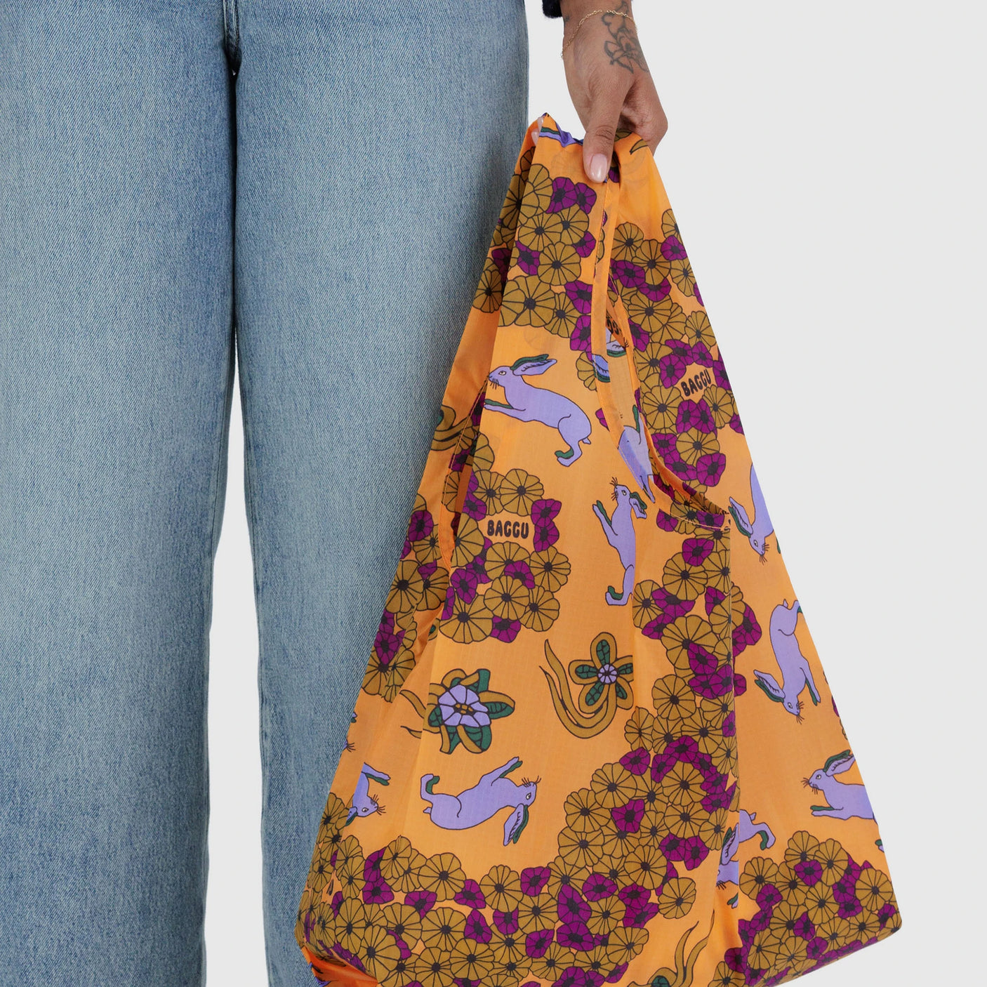 Standard Baggu Bag - Wild Rabbit