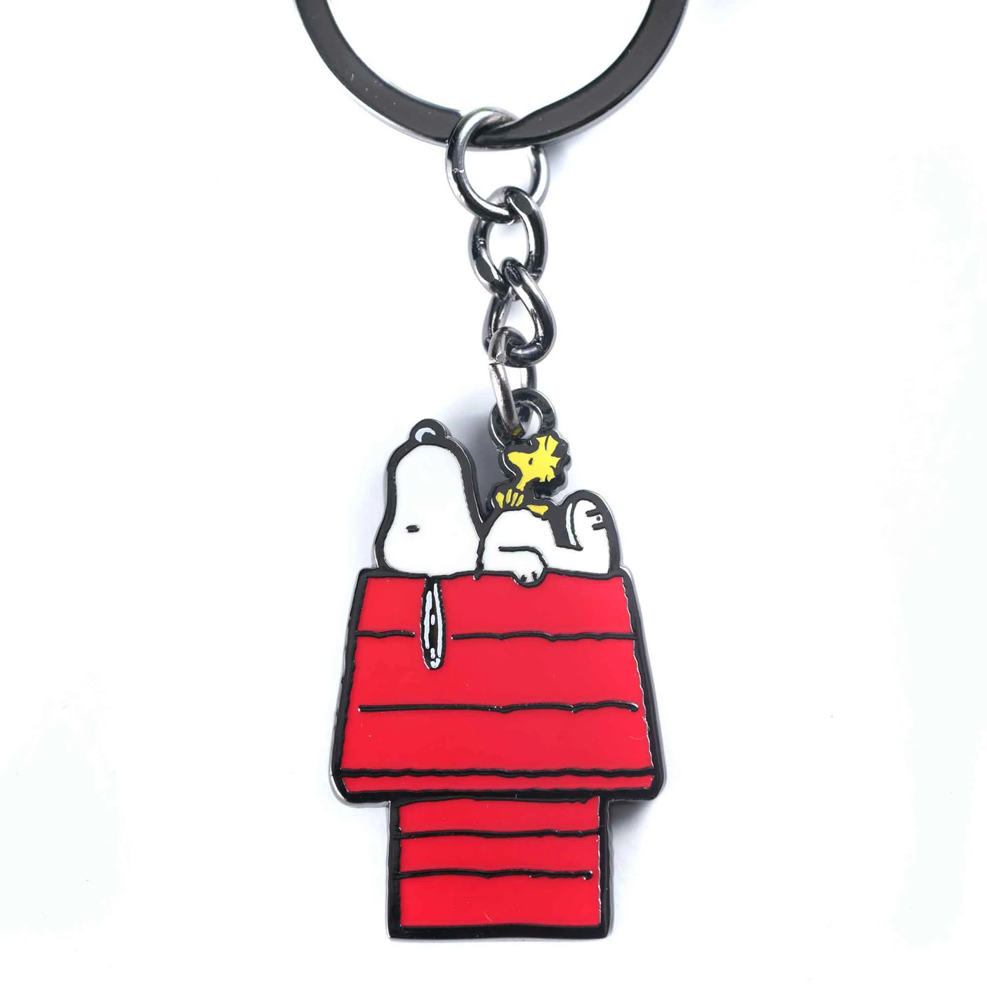 Snoopy & Woodstock Doghouse Keychain