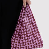Baby Baggu Bag - Pink Houndstooth