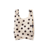 Baby Baggu Bag - Cream and Black Polka Dot
