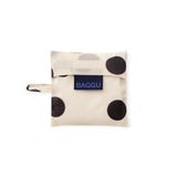 Baby Baggu Bag - Cream and Black Polka Dot