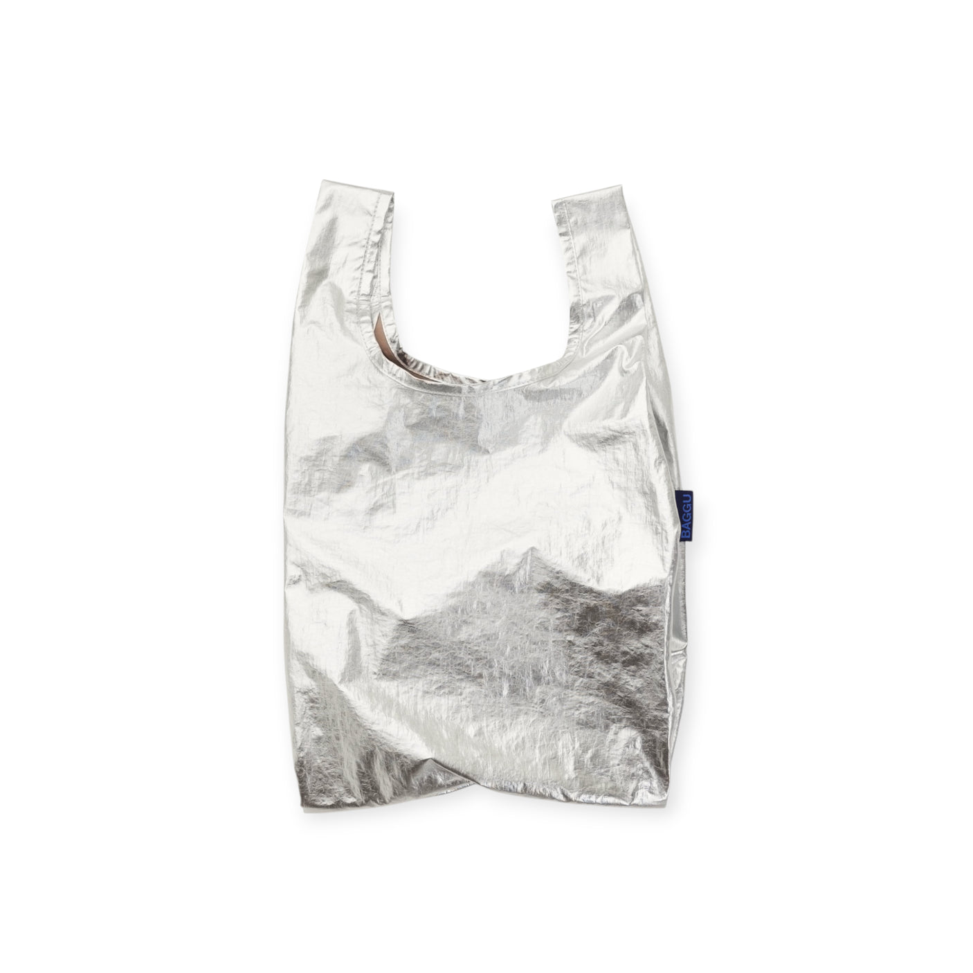 Baby Baggu Bag - Chrome Metallic