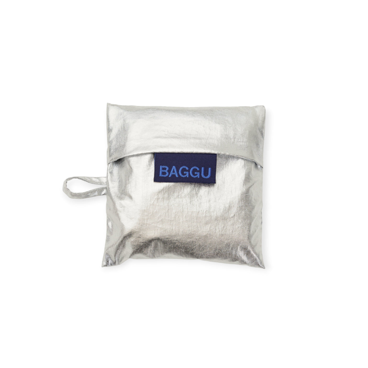 Baby Baggu Bag - Chrome Metallic