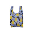 Baby Baggu bag with pear and star print, wide open-top tote