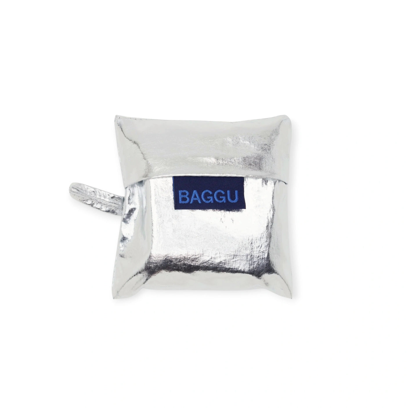 Baby Baggu Bag - Metallic Silver