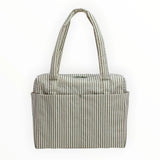 Baggu Small Cloud Carry-on - Sage Stripe