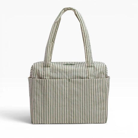 Baggu Small Cloud Carry-on - Sage Stripe