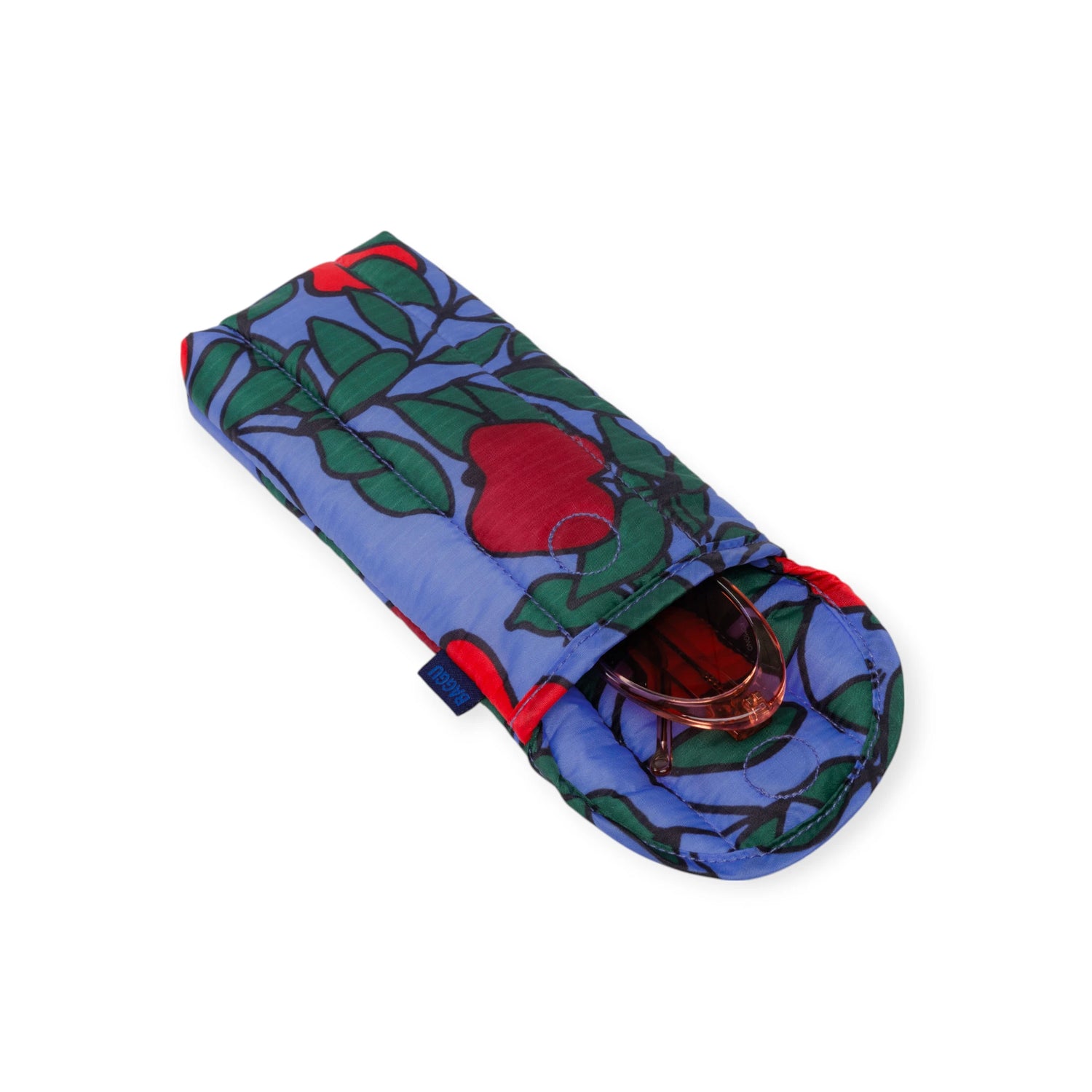 Baggu Puffy Glasses Sleeve - Apple Tree