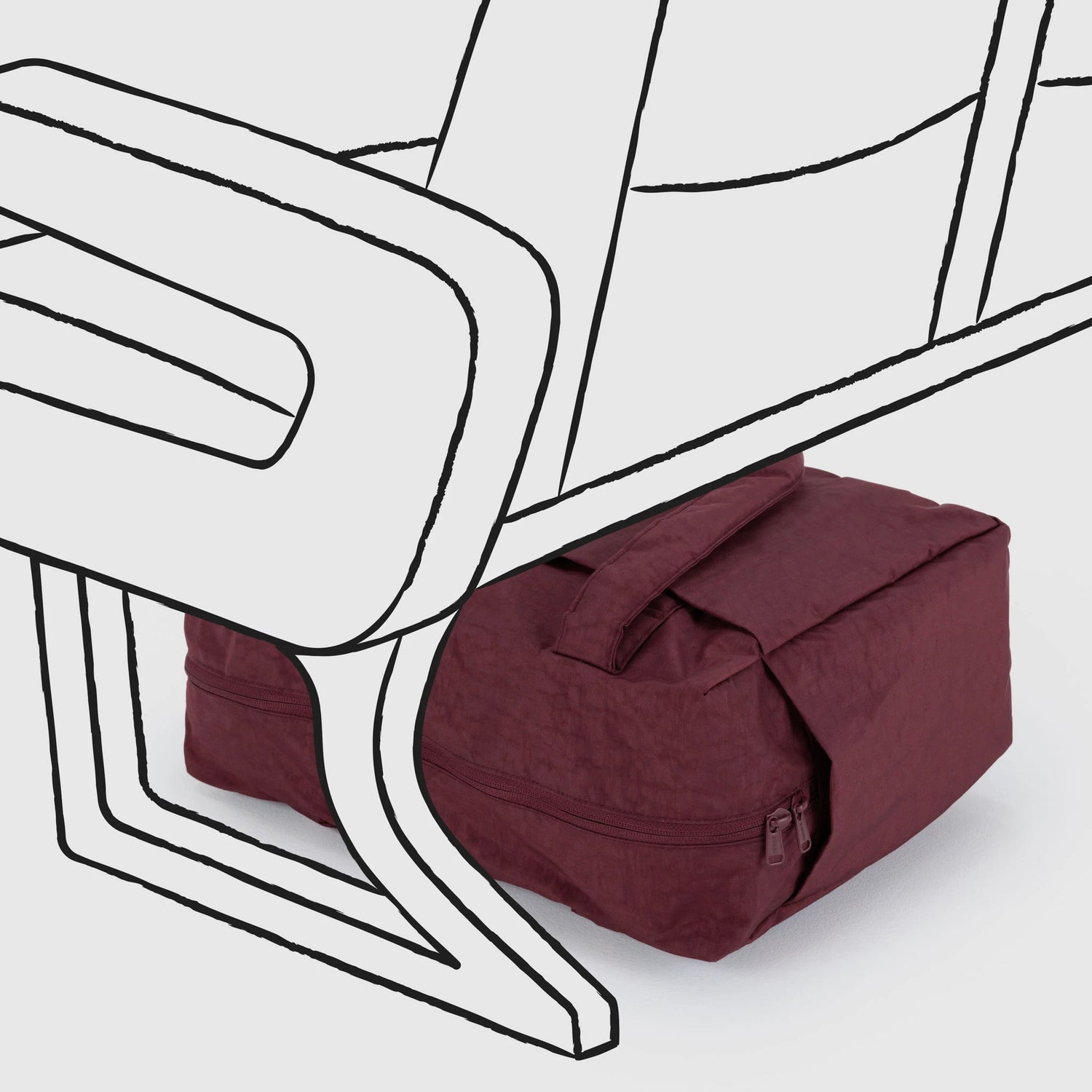 Baggu Small Cloud Carry-on - Mahogany