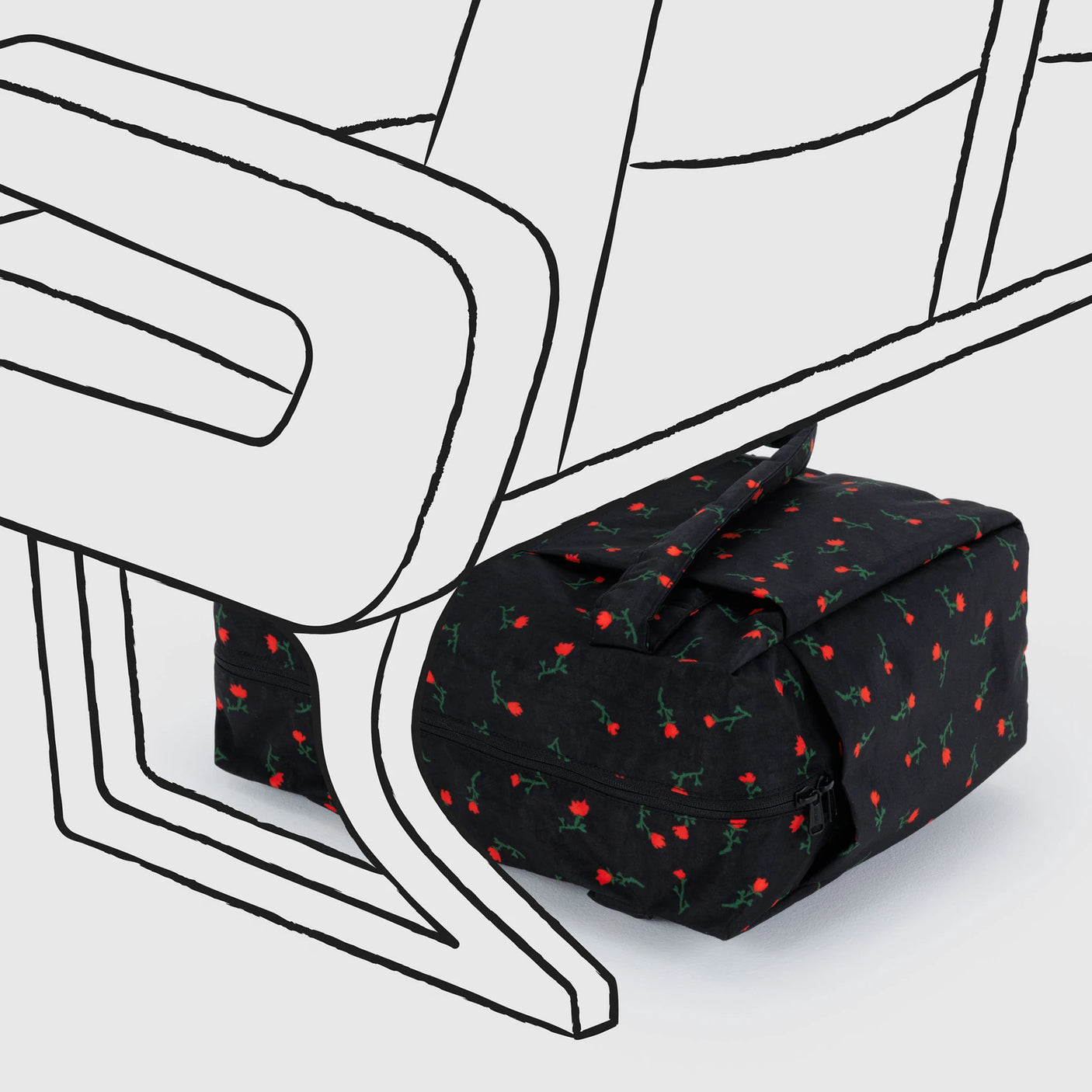 Baggu Small Cloud Carry-on - Painted Wildflower