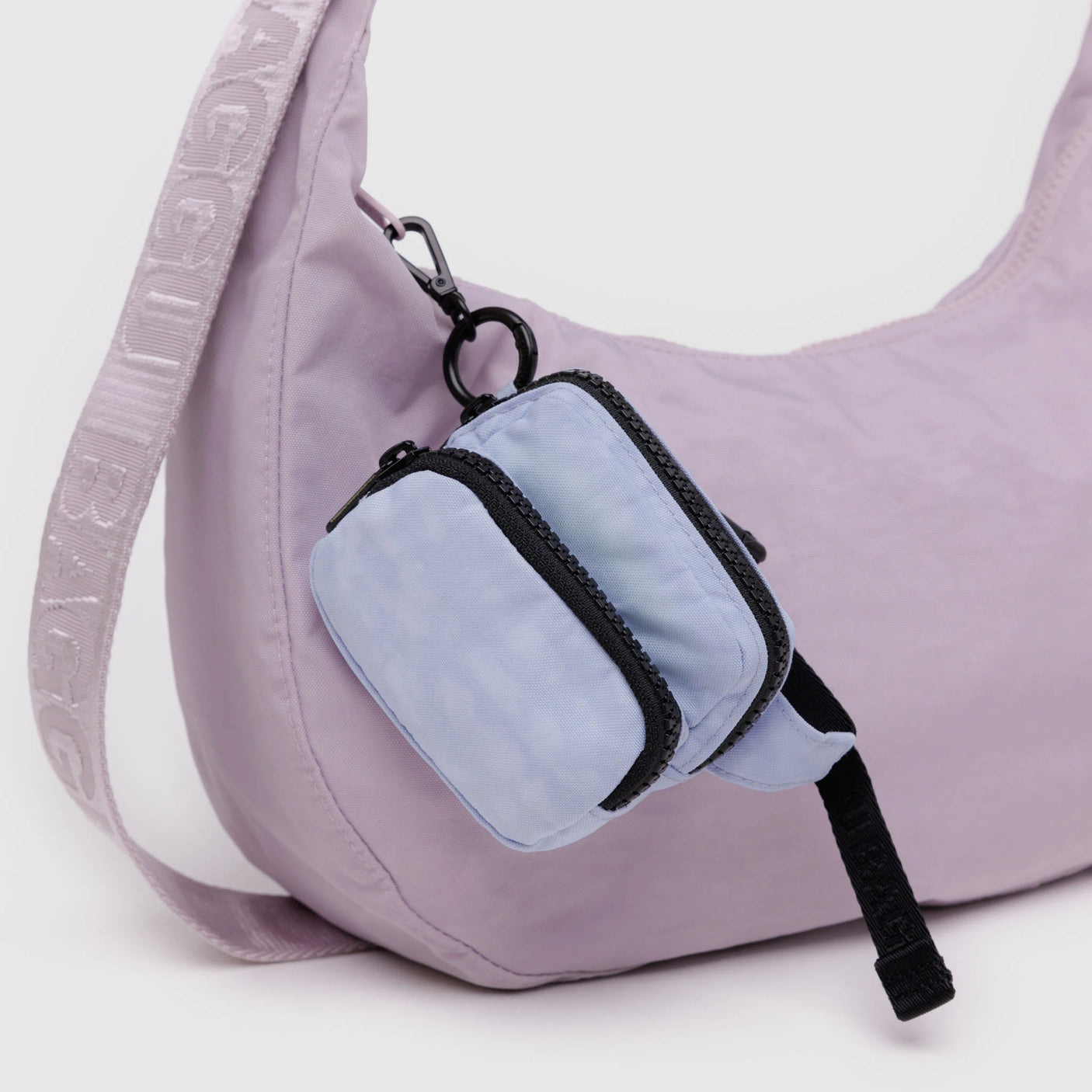 Baggu Fanny Pack Charm - Lavender Grey