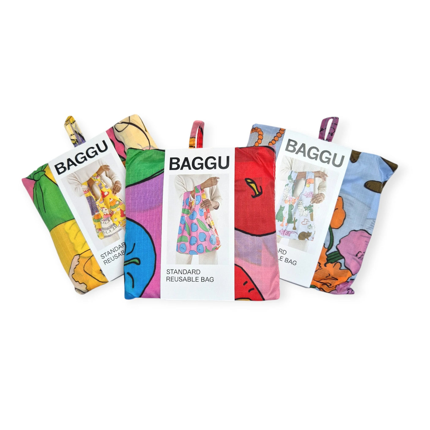 Baggu Standard Reusable Bag - Table Cats