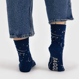 Baggu Crew Sock - Constellation Midnight