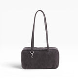 Baggu Denim Bowler Bag - Washed Black