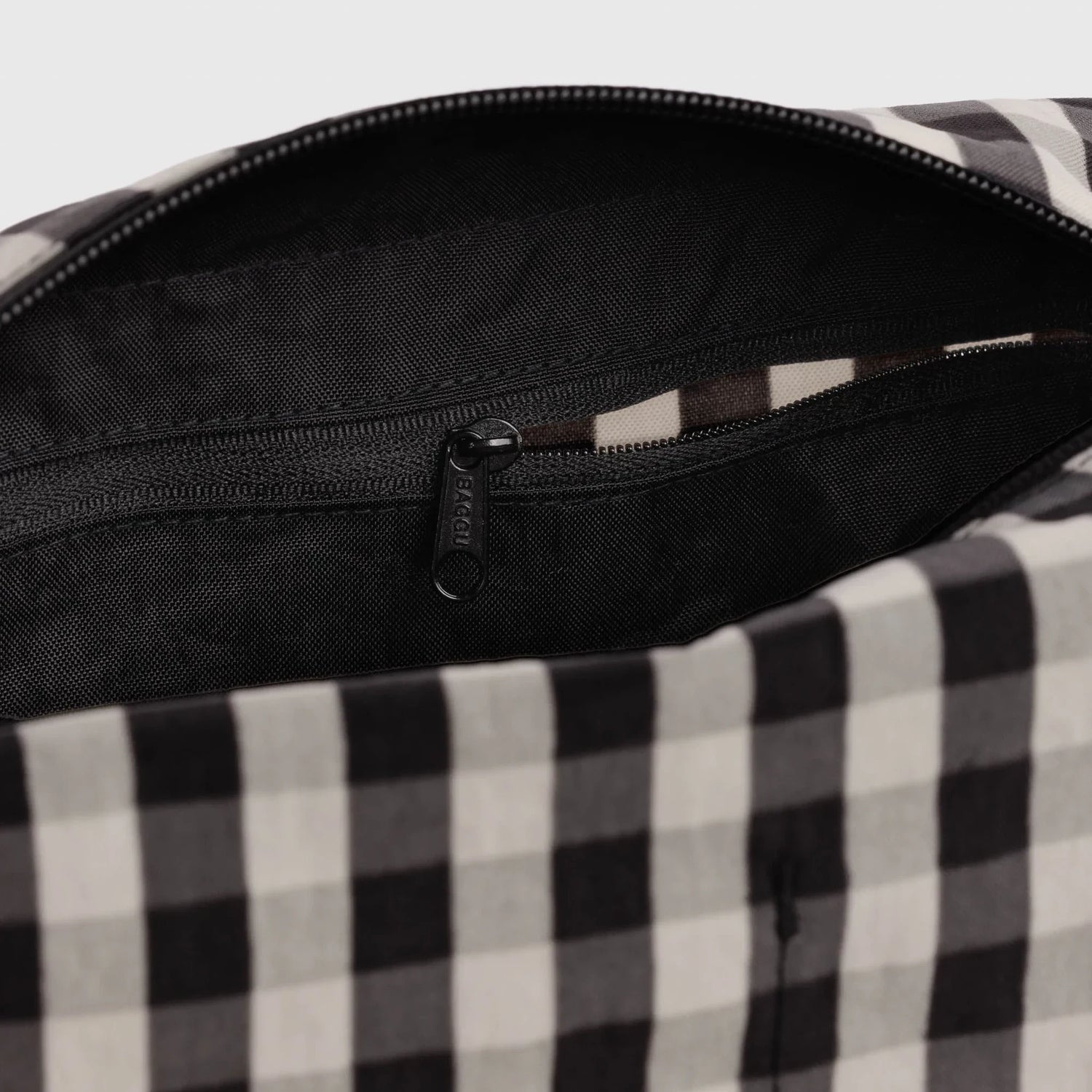 Baggu Toiletry Dopp Kit - Black & Cream Gingham