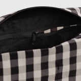 Baggu Toiletry Dopp Kit - Black & Cream Gingham