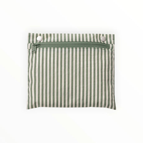 Baggu Everyday Cloud Bag - Sage Stripe