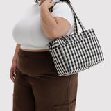 Baggu Everyday Cloud Bag - Black and Cream Gingham