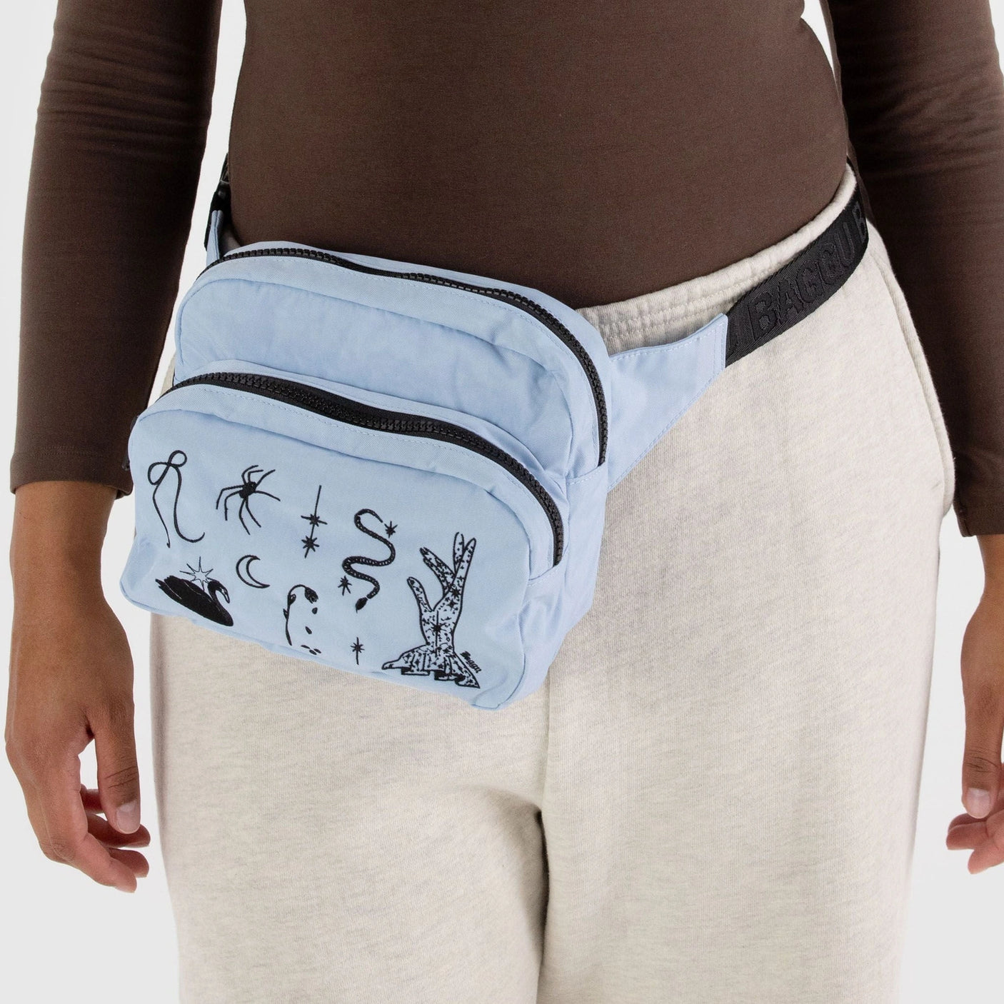 Baggu Fanny Pack - Embroidered Ballet