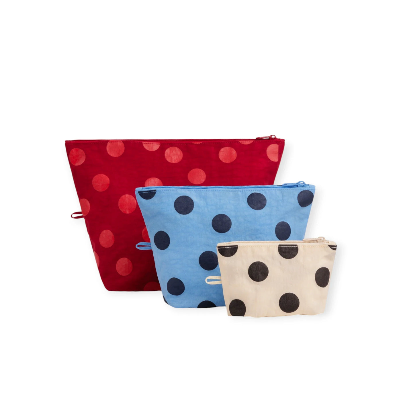 Baggu Go Pouch Set - Polka Dot Mix