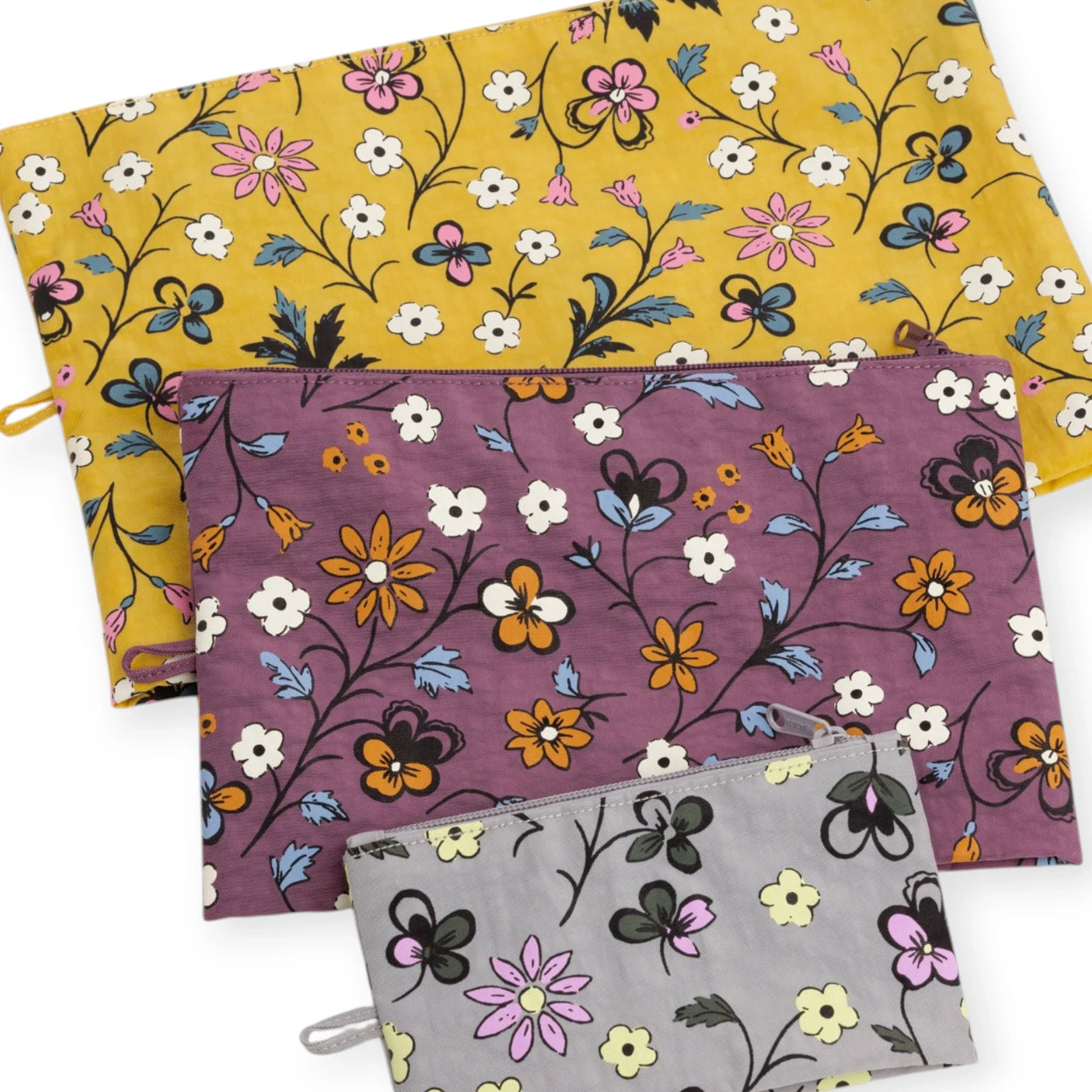 Baggu Go Pouch Set - Wildwood Mix