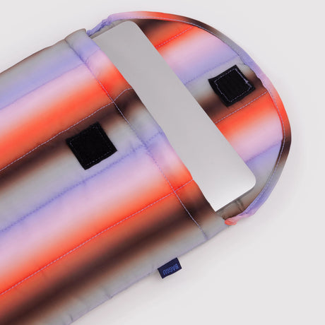 Baggu Puffy Laptop Case 13-14" - Gradient Poppy Lilac