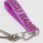 Baggu Logo Keychain - Pink