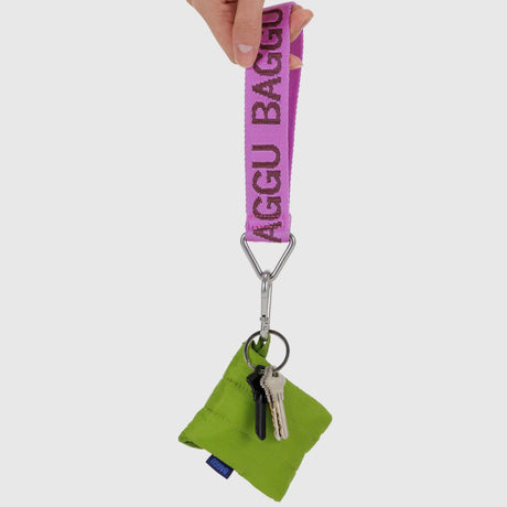 Baggu Logo Keychain - Pink