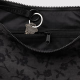 Baggu Medium Nylon Crescent Bag - Charcoal Ditsy Floral