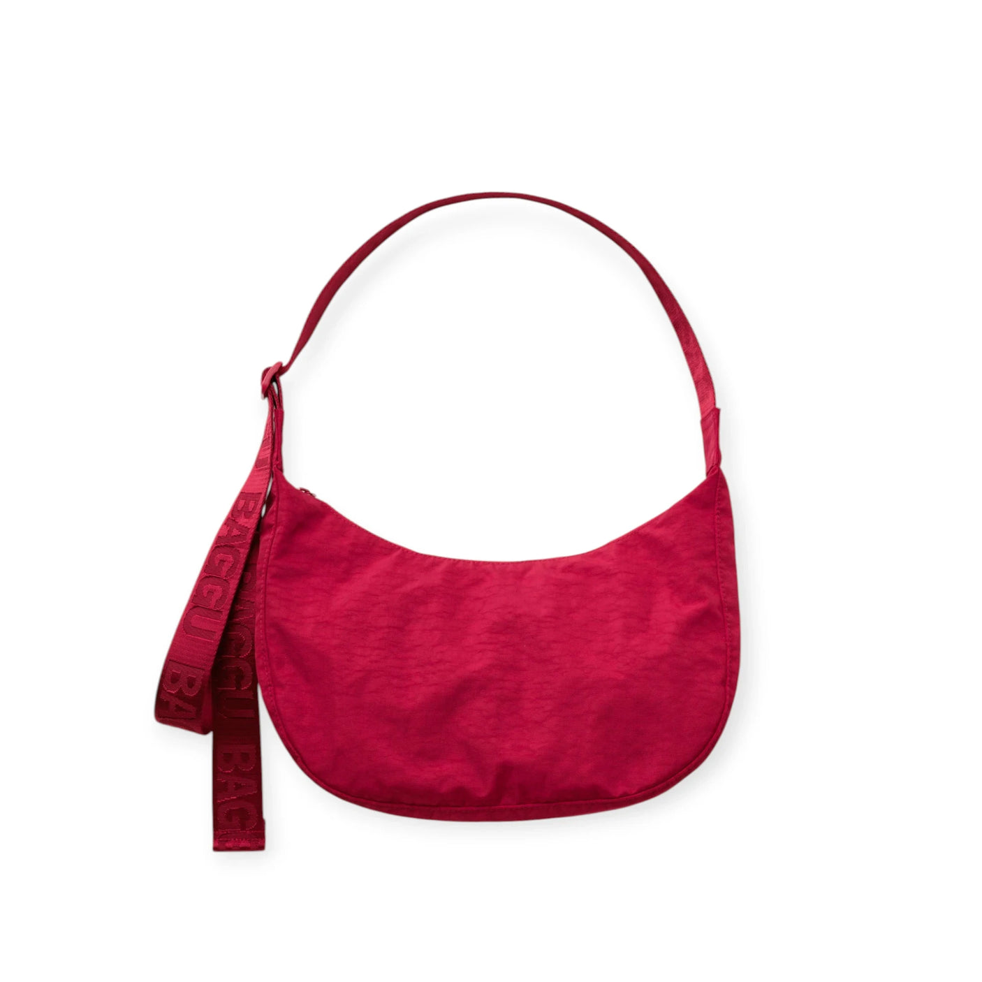 Baggu Medium Nylon Crescent Bag - Cherry