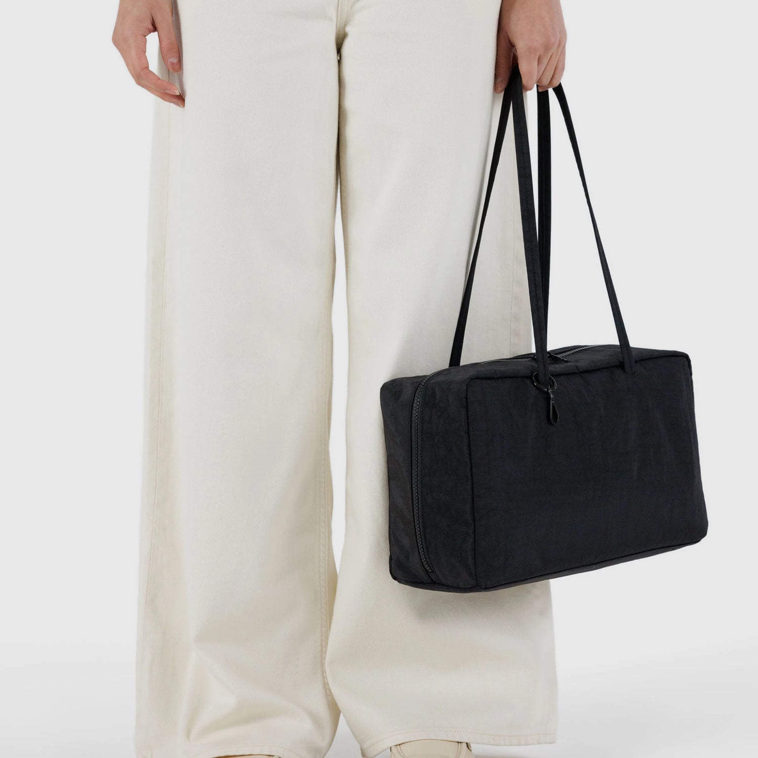 Baggu Medium Nylon Bowler Bag - Black