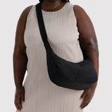 Baggu Medium Nylon Crescent Bag - Black