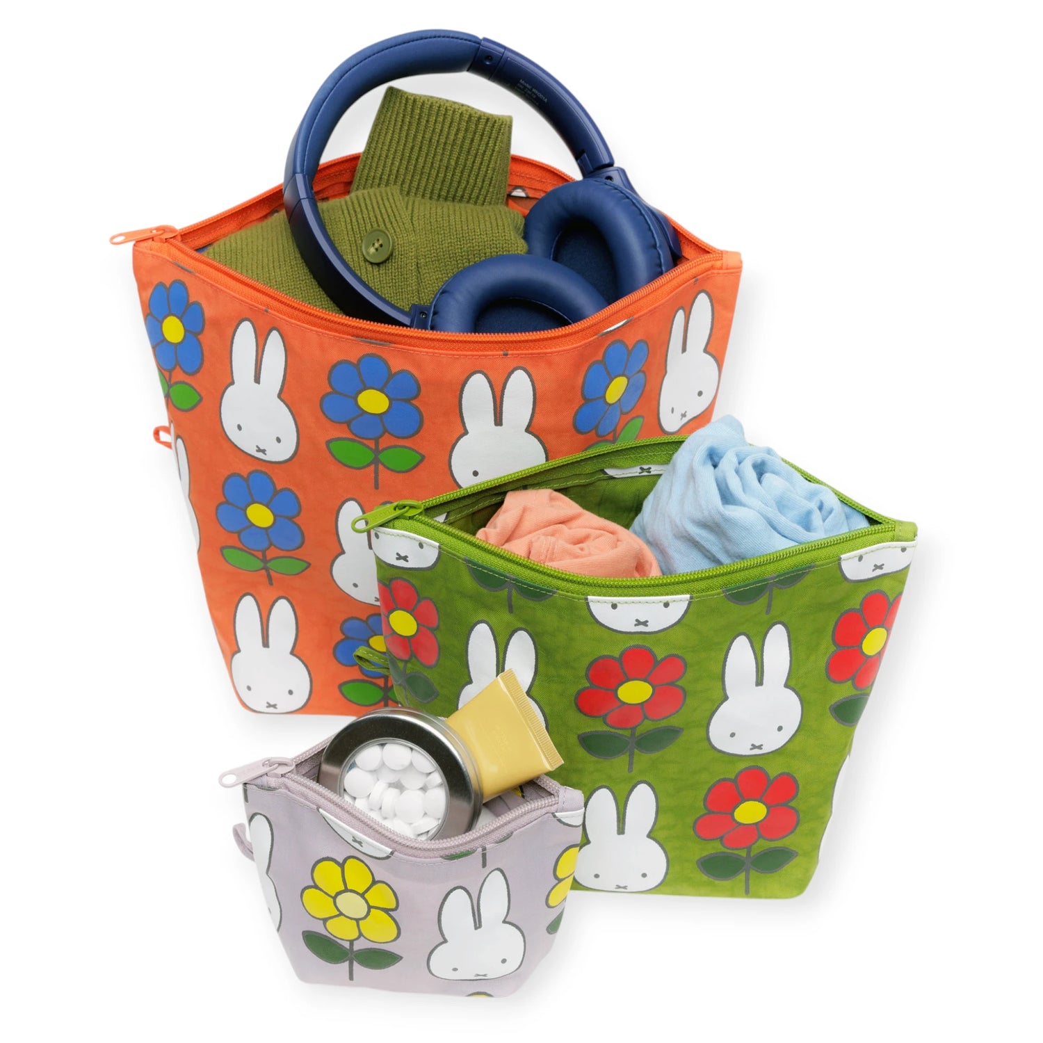 Miffy x Baggu Go Pouch Set