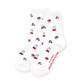 Miffy x Baggu Crew Sock - White