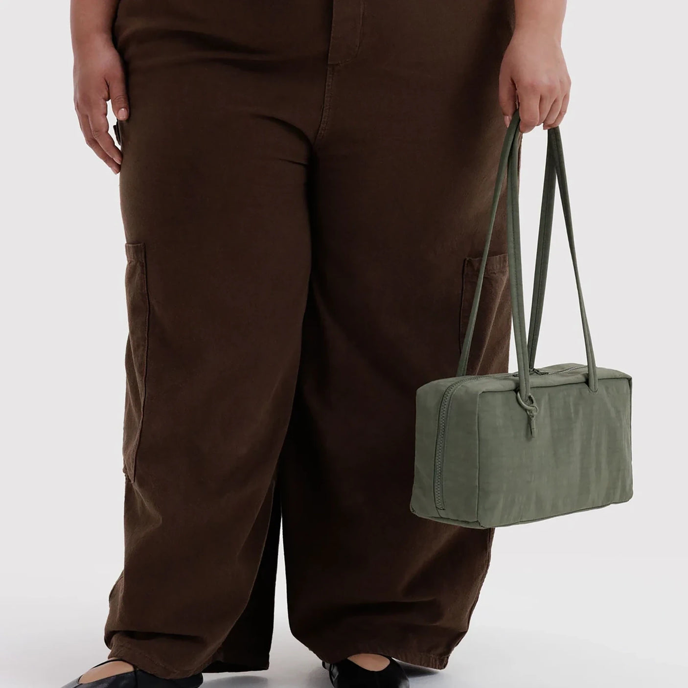 Baggu Nylon Bowler Bag - Caper