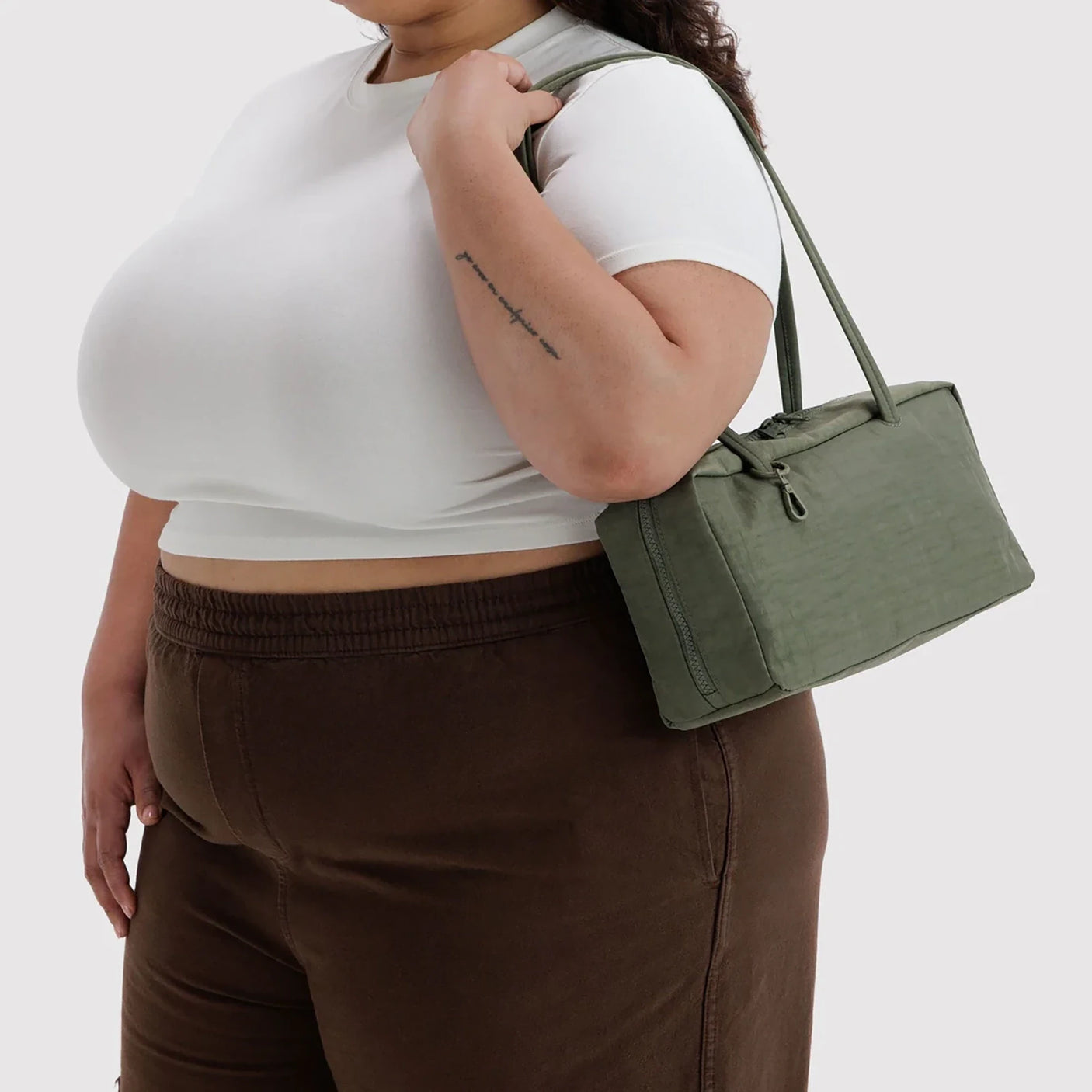 Baggu Nylon Bowler Bag - Caper
