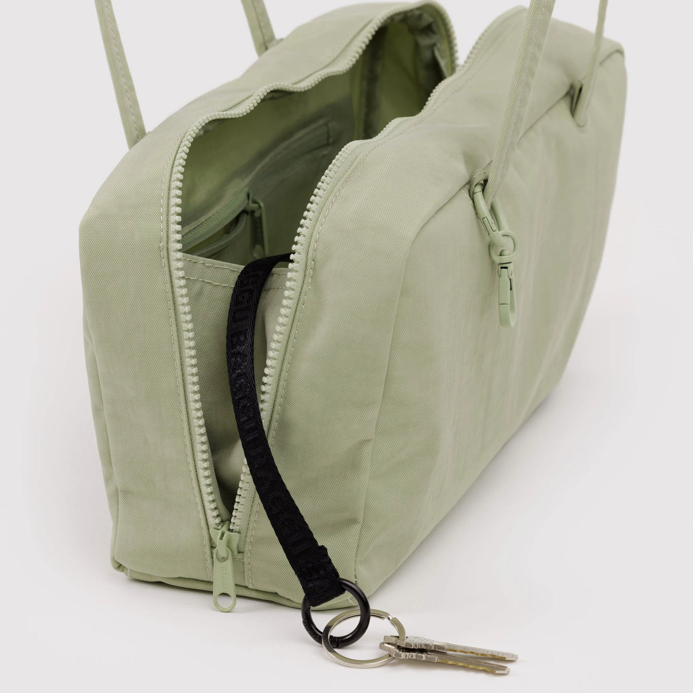 Baggu Nylon Bowler Bag - Celadon