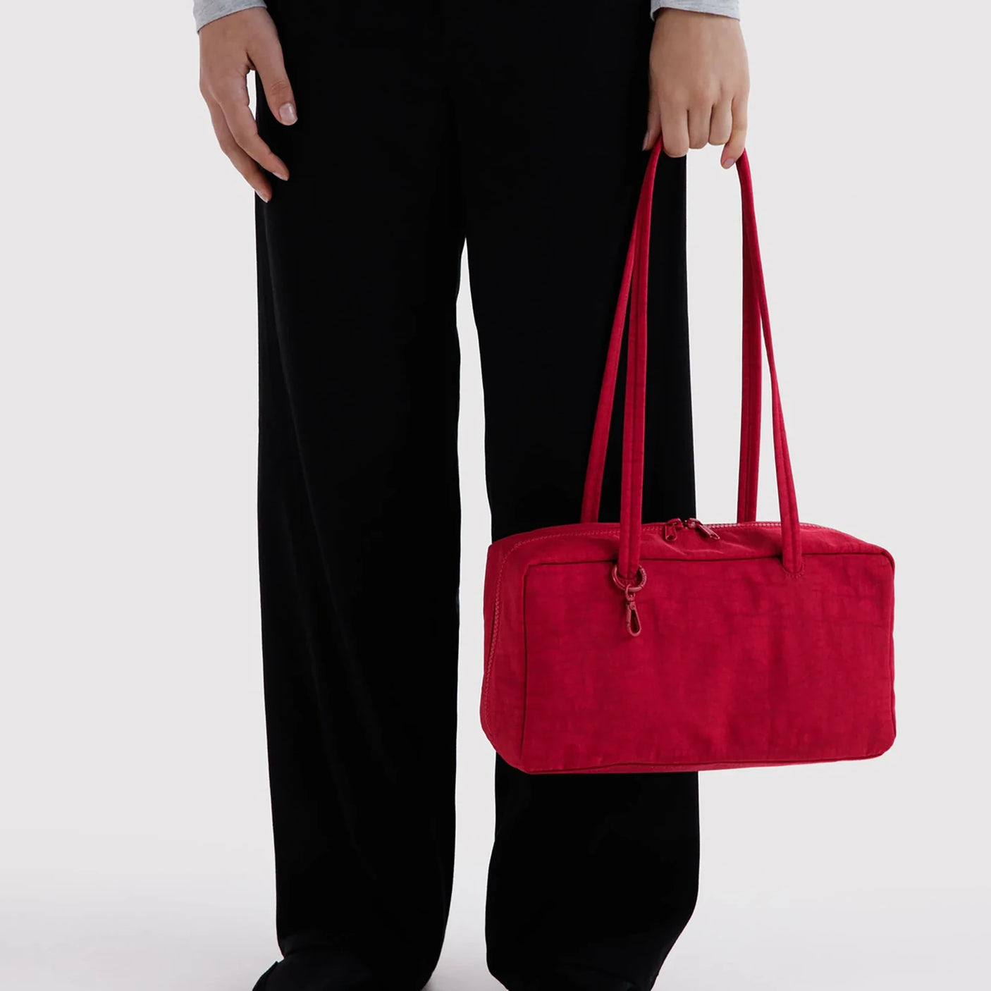 Baggu Nylon Bowler Bag - Cherry