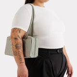 Baggu Nylon Bowler Bag - Sage Stripe