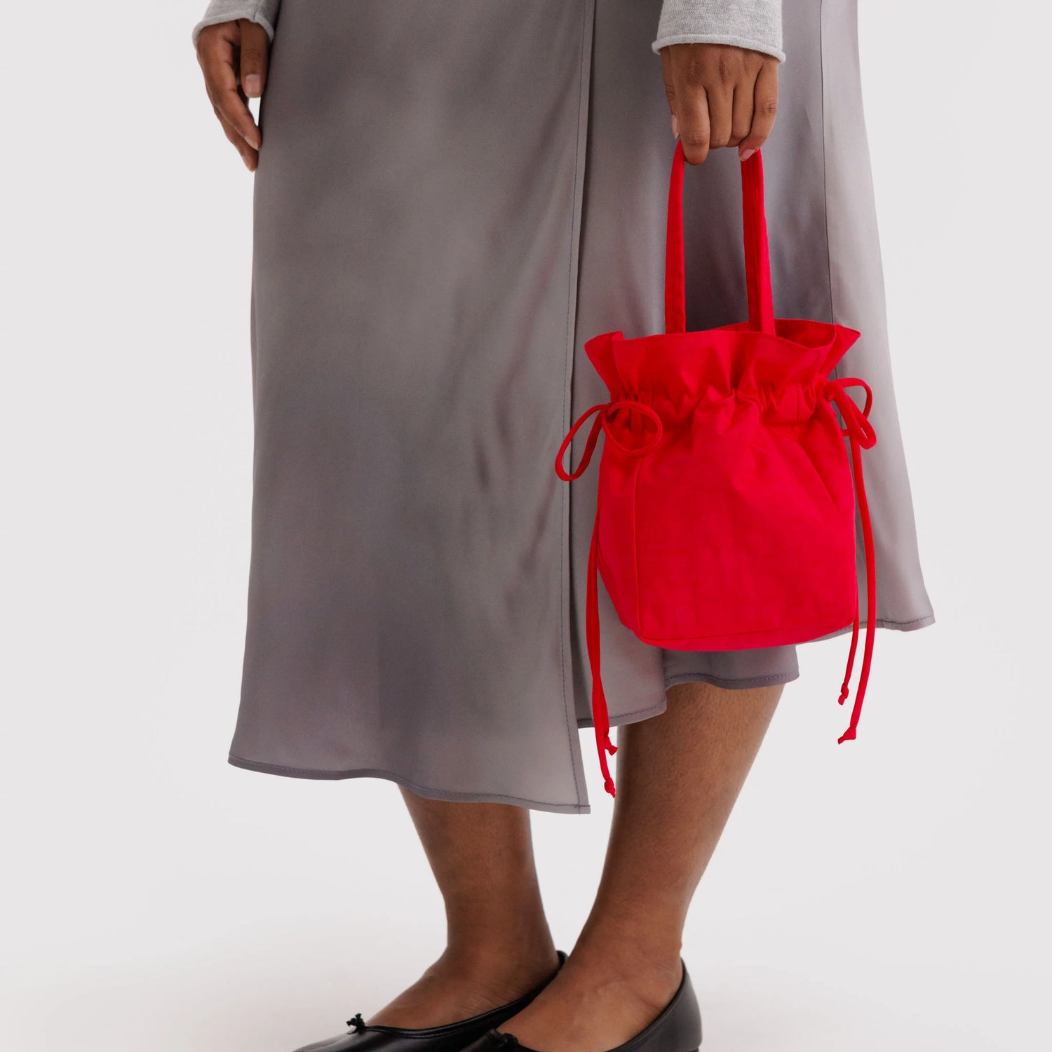 Baggu Nylon Drawstring Bag - Candy Apple