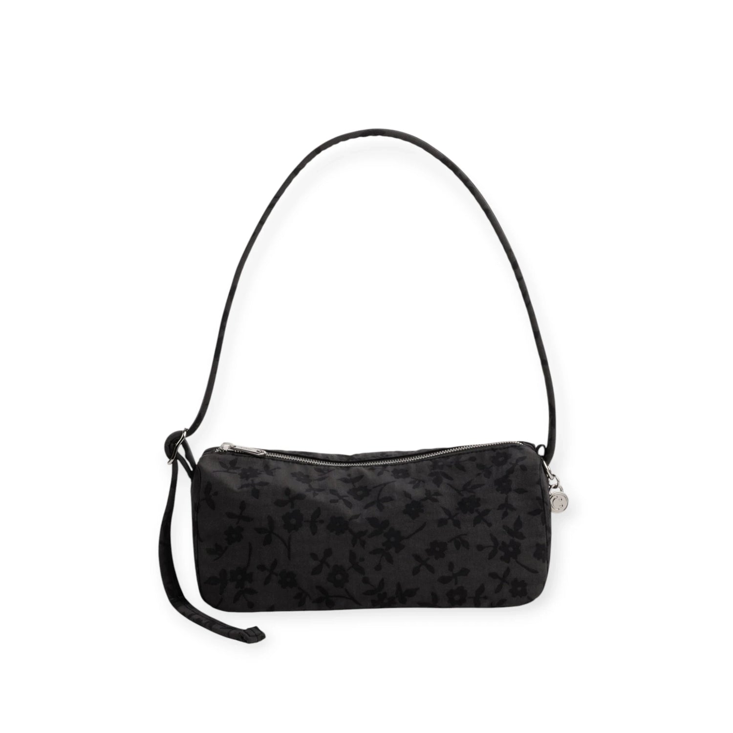 Baggu Nylon Loaf Bag - Charcoal Ditsy Floral