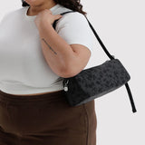 Baggu Nylon Loaf Bag - Charcoal Ditsy Floral