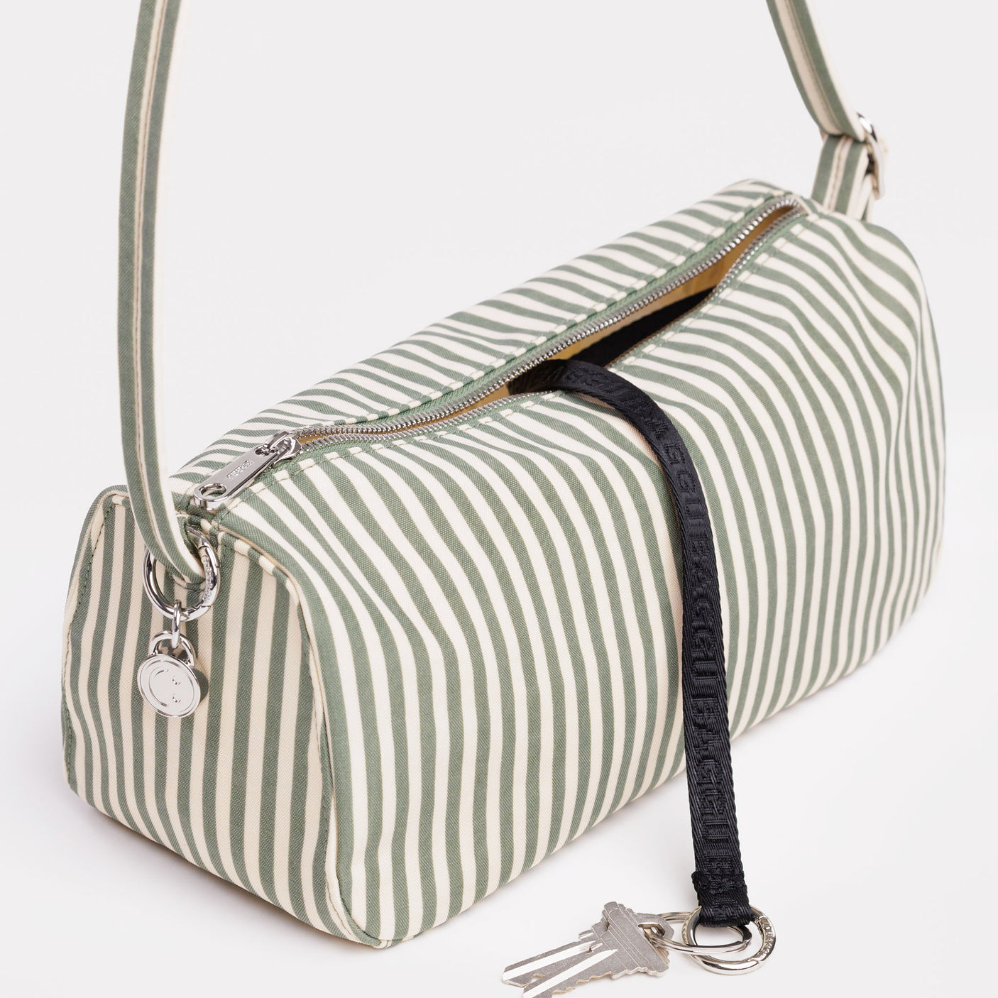 Baggu Nylon Loaf Bag - Sage Stripe