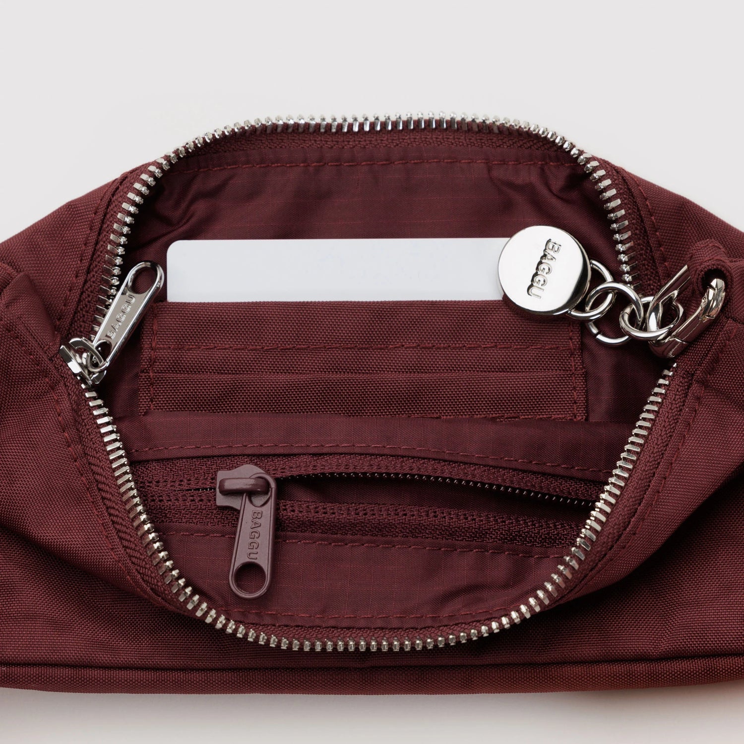 Baggu Nylon Pochette - Mahogany