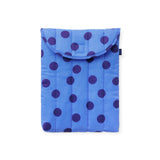 Baggu Puffy Laptop Case 13-14" - Blue Polka Dot