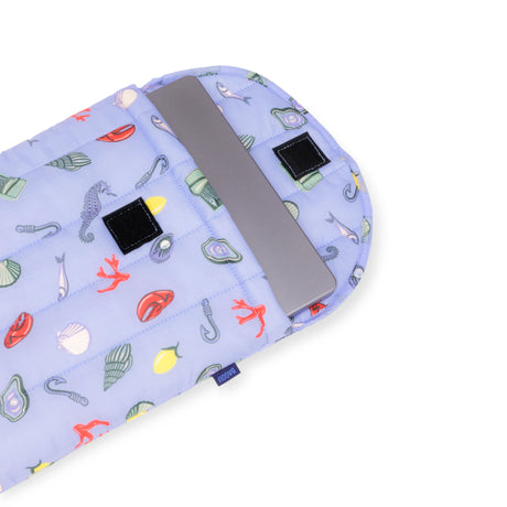 Baggu Puffy Laptop Sleeve 13"/14" - Sea Charms