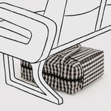 Baggu Small Cloud Carry-on - Black and Cream Gingham