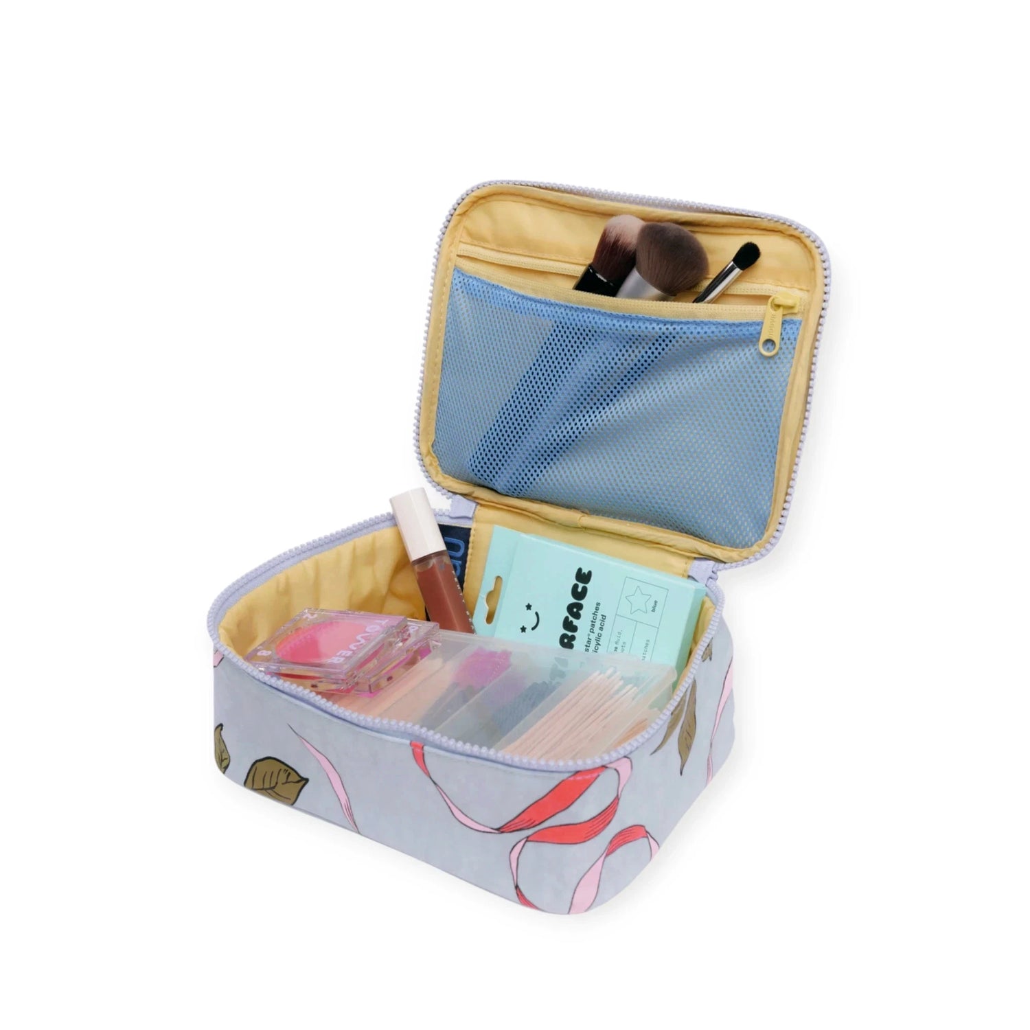 Baggu Small Cosmetic Case - Apricots & Ribbons