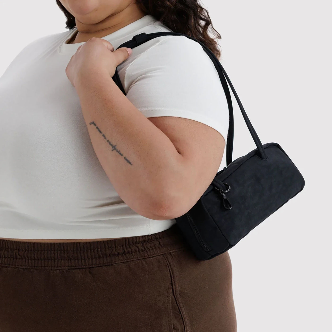 Baggu Small Bowler Bag - Black
